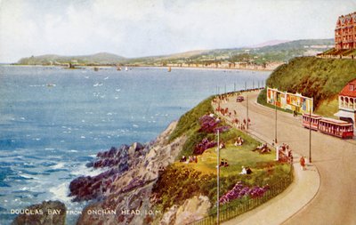 Douglas Bay från Onchan Head, Isle of Man, c1930-c1940s. av Valentine and Sons Ltd