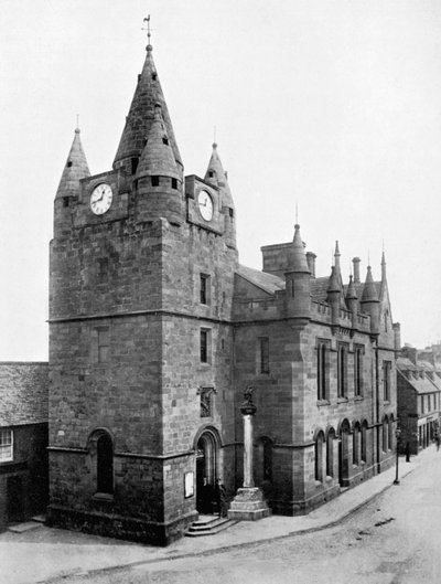 Old Tower, Tain, Ross och Cromarty, Skottland, 1924-1926. av Valentine and Sons Ltd