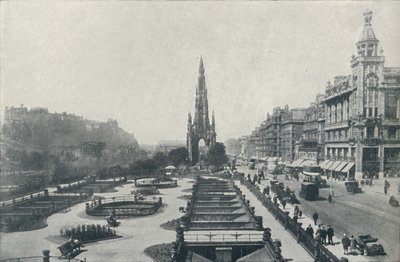 Princes Street, Edinburgh, 1910 av Valentine and Sons Ltd