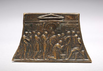 Kristus tvättar apostlarnas fötter, 1500-talet. av Valerio Belli