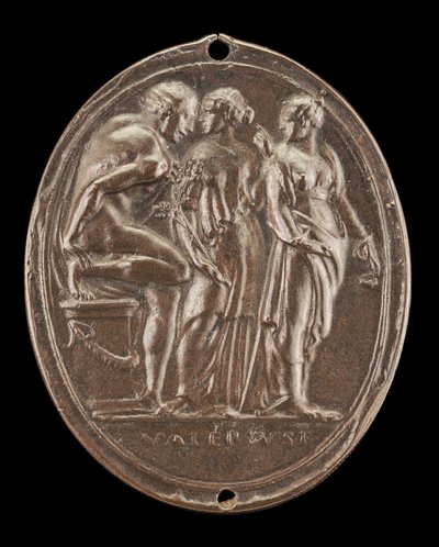 Orestes släppt från furierna, troligen 1520-talet, före 1540. av Valerio Belli