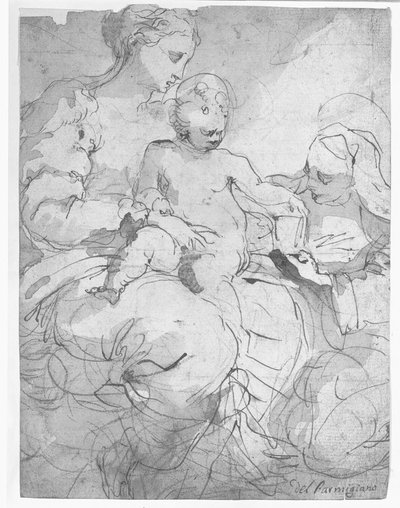 St Catherines äktenskap av Valerio Castello