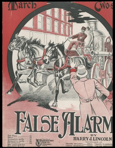 Falskt alarm av Vandersloot Music Publishing Company