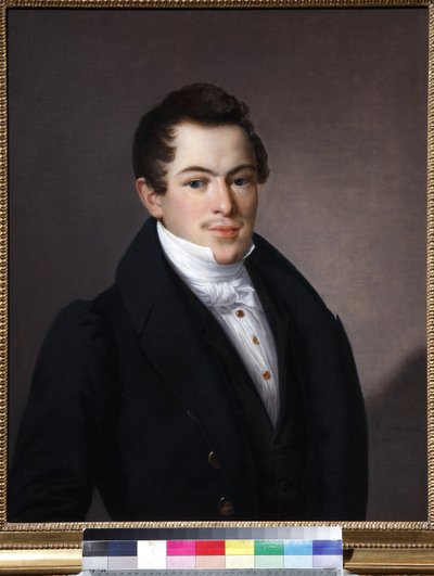 Porträtt av N.P. Naumov (Naumov) - Vasily Andreevich Tropinin (1776-1857). Olja på duk av Vasili Andreevich Tropinin