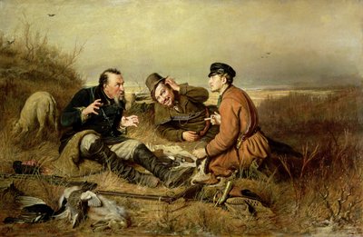 Jägare, 1816 av Vasili Grigorevich Perov