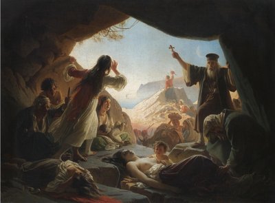 Zeitun-upproret 1862 av Vasili Grigorievich Khudyakov