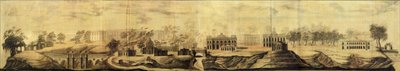 Panoramautsikt över Tsaritsyno Design, 1776 av Vasili Ivanovich Bazhenov