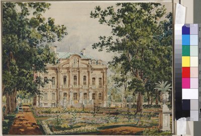Egen Dacha av kejsar Alexander II i Peterhof av Vasili Semenovich Sadovnikov