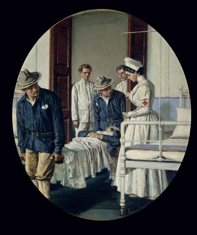 På ett militärsjukhus av Vasili Vasilievich Vereshchagin