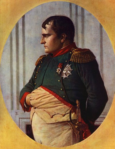 Napoleon Bonaparte i Palais Pierre (färglitografi) av Vasili Vasilievich Vereshchagin