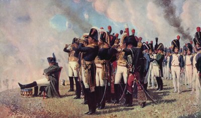 Napoleon I på Borodino-höjderna (färglitografi) av Vasili Vasilievich Vereshchagin