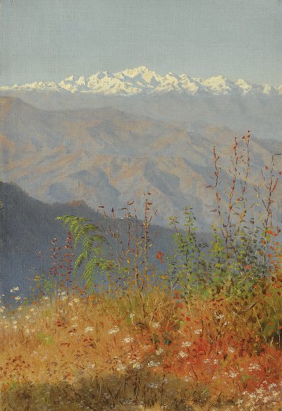 Solnedgång i Himalaya, 1879 av Vasili Vasilievich Vereshchagin
