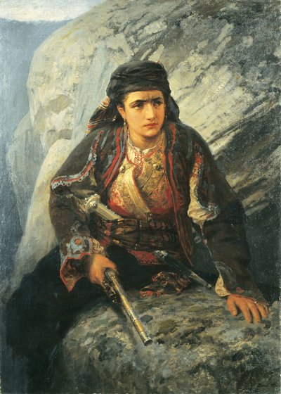 Hercegovinianen på utkik av Vasilij Dmitrievich Polenov