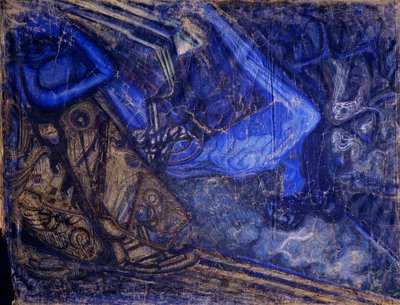 Sörjer Michail Vrubels död, 1910-1911 av Vasily Ivanovich Denisov