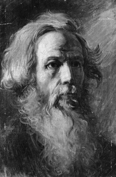Head of a Man, möjligen ca. 1870-82. av Vasily Perov