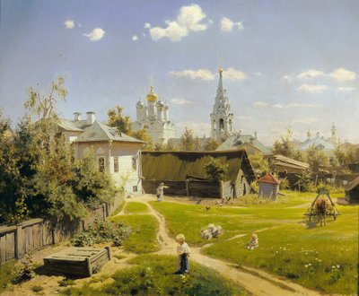 Moskvas innergård av Vasily Polenov