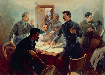 Staben för oktoberrevolutionen 1917 av Vasily Semyonovich Svarog