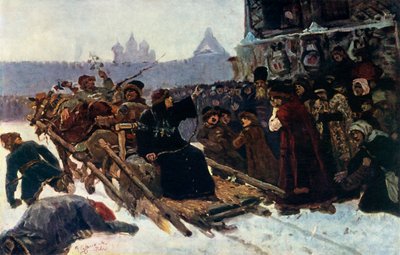 Boyar Morozova en studie, 1881, 1965. av Vasily Surikov
