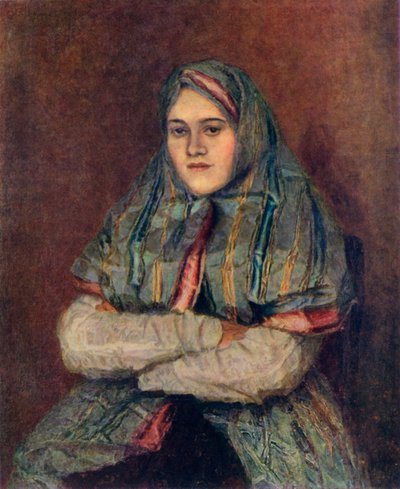 Stadskvinnan, 1902, 1965. av Vasily Surikov
