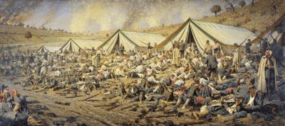 After the attack. Plevna, 1877-1878 av Vasily Vereshchagin