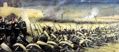 Innan offensiven. Nära Pleven, 1877-1878. av Vasily Vereshchagin
