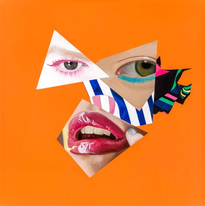 Clown Sauce, 2015 (Akryl på duk) av Vaskeen Vaskeen