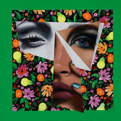 The Fruits of Love, 2018 (Akryl på trä) av Vaskeen Vaskeen