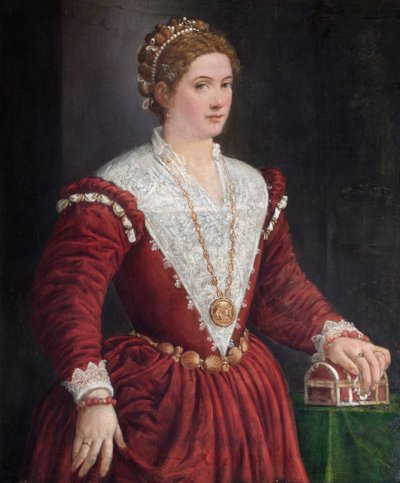 Porträtt av en okänd dam, c1560-talet av Venetian School