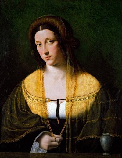 Porträtt av en dam av Veneto Bartolomeo