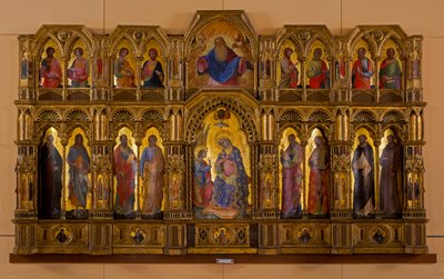 Bebådelsens polyptyk (Lion Polyptych) av Veneziano Lorenzo