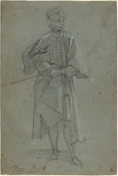Figur av en man [recto] av Ventura Salimbeni
