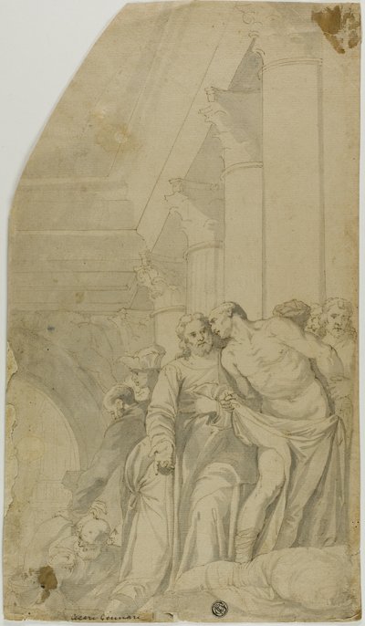 Kristus helar de sjuka vid Bethesda-dammen av Veronese (Paolo Caliari)