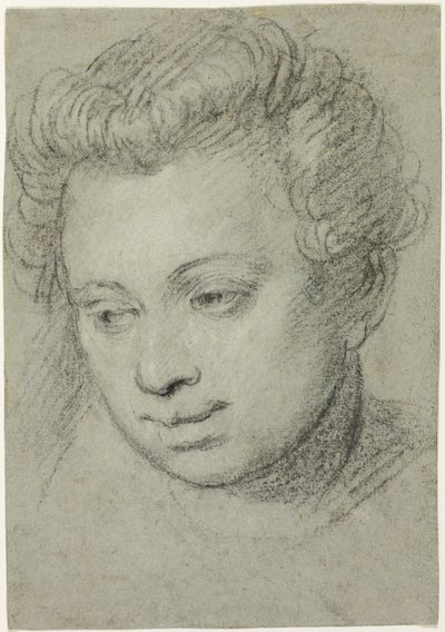 Huvud av en kvinna av Veronese (Paolo Caliari)