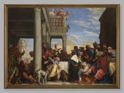 Middag i Simons hus, 1555-56 av Veronese