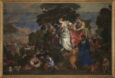 Moses räddade från vattnet, 1582-83 av Veronese