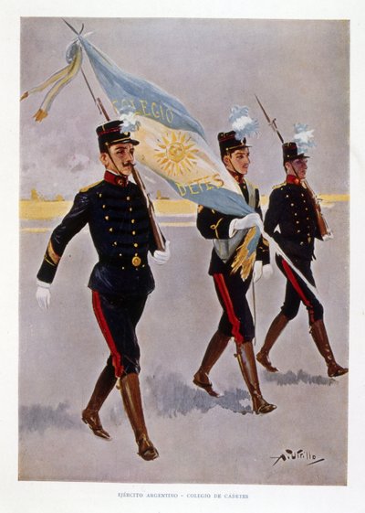 Argentinska armékadetter i praktiken av Vicente Blasco Ibanez