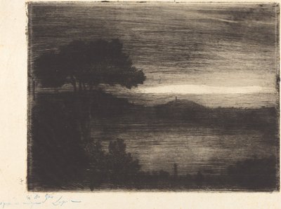 Lake Nemi av Vicomte Ludovic Lepic