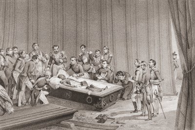 Napoleons kropp. av Victor (after) Adam
