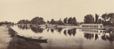 Pråmar i Oxford, 1862. av Victor A Prout