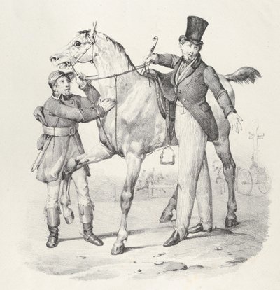 Kille. VI: Jag kunde inte gå, jag går inte längre någonstans, 1824.. av Victor Adam