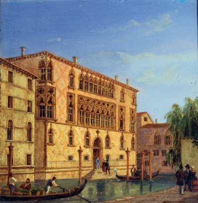 Palazzo Giovanelli, 1800-talet av Victor Adam
