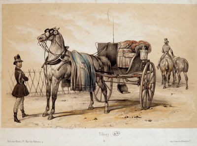 Tilbury - Litografi av Adam, ca. 1840 av Victor Adam