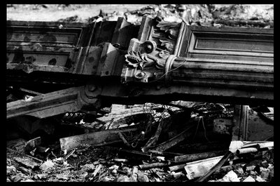 Rivning av den centrala marknaden i Paris, i augusti 1971 (s/v foto) av Victor Baltard