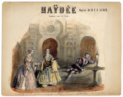 Auber - Haydée - illustration av Victor Coindre, 1848 av Victor Coindre