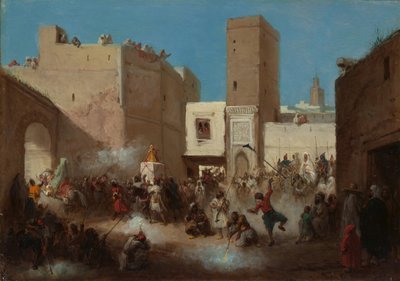 Bröllopsprocession. av Victor Eeckhout