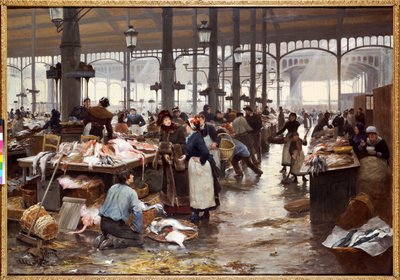 Fiskhallen på Centralmarknaden av Victor Gabriel Gilbert