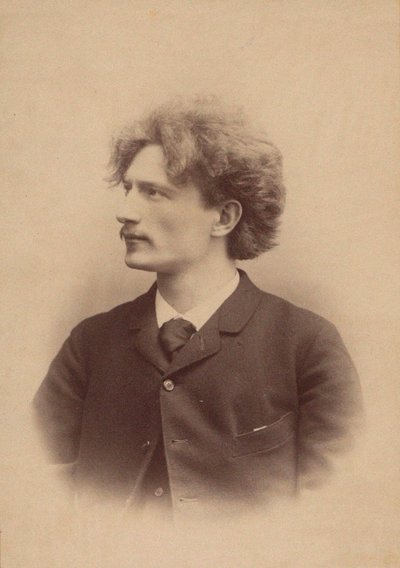 Porträtt av kompositören Ignacy Jan Paderewski 1860-1941, 1889-1890. av Victor Girard