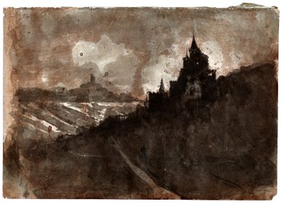 Rhendalen, ca 1850 av Victor Hugo