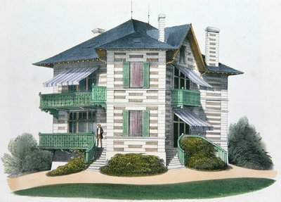 A House at Etretat, illustration från 