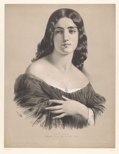 atala Atala (Chateaubriant) (titel på objekt) Studier av utvalda artister (serietitel) Etudes choisies (serietitel på objekt) av Victor Jean François Dollet